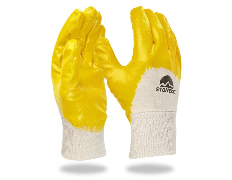 Nitril-Handschuhe Basic, teilbeschichtet,12er Pack