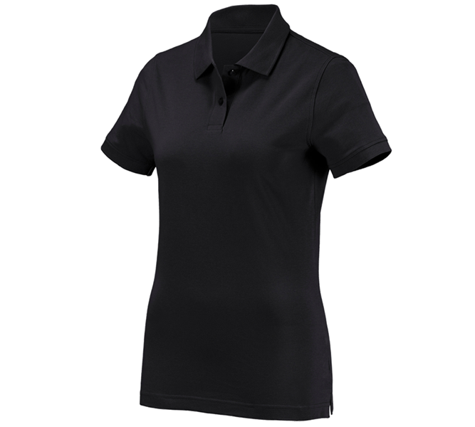 Hauptansicht, Damen, e.s. Polo-Shirt cotton, Damen, schwarz