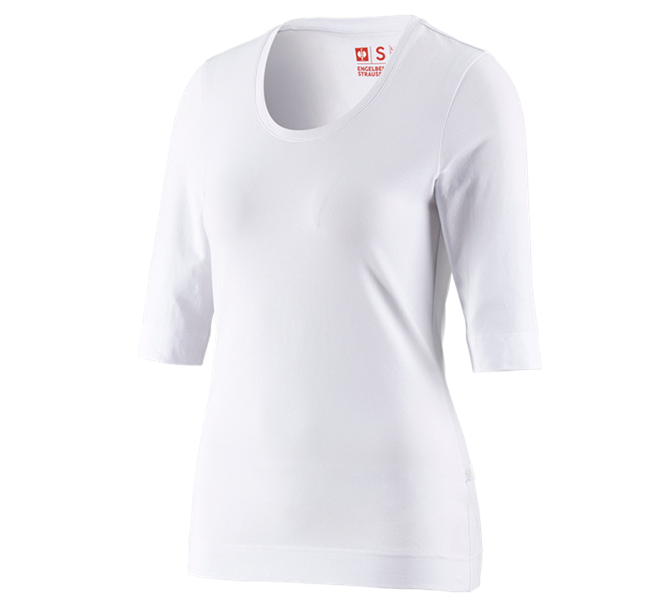 e.s. Shirt 3/4-Arm cotton stretch, Damen
