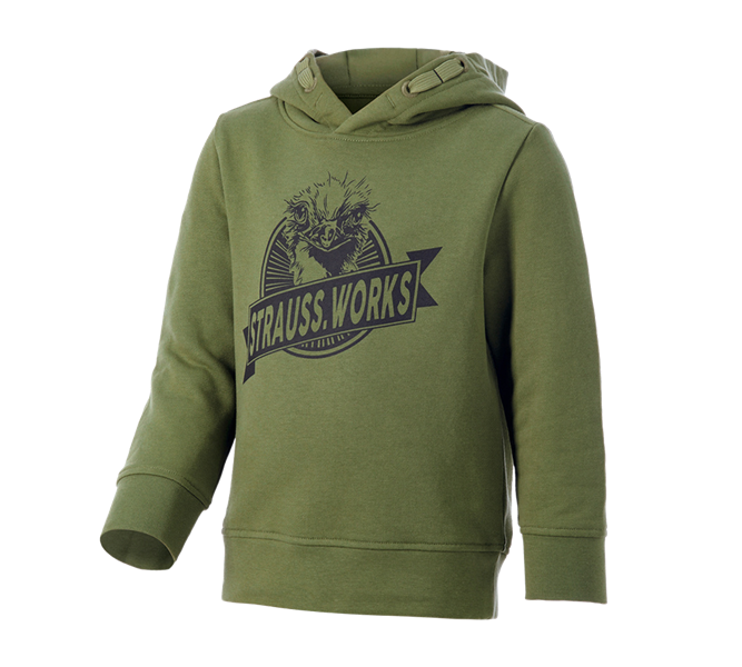 Hauptansicht, Kinder, Hoody-Sweatshirt e.s.iconic works, Kinder, berggrün