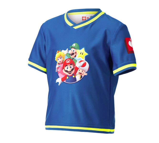 Hauptansicht, Kinder, Super Mario Funktions T-Shirt, Kinder, enzianblau