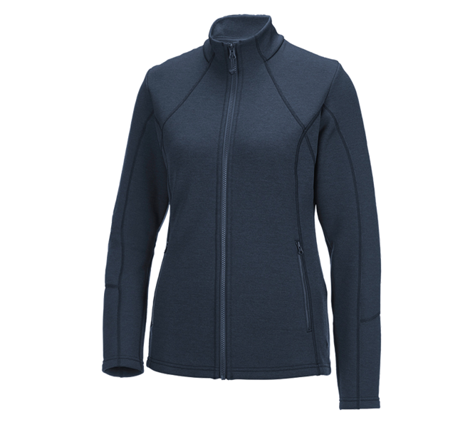 Hauptansicht, Damen, e.s. Funktions Sweatjacke melange, Damen, pazifik melange