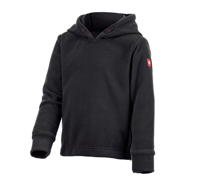 Hauptansicht, Homewear | Pyjamas, e.s. Fleece Hoody, Kinder, schwarz