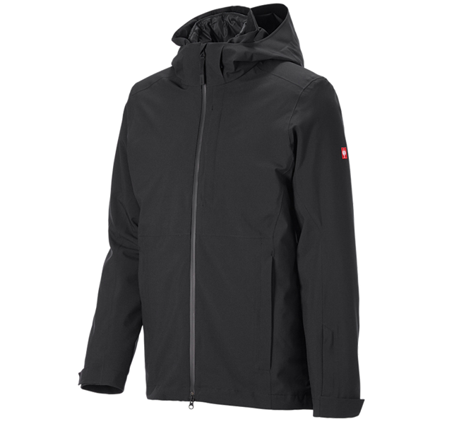 Hauptansicht, Jacken, 3 in 1 Funktionsjacke e.s.trail snow, schwarz