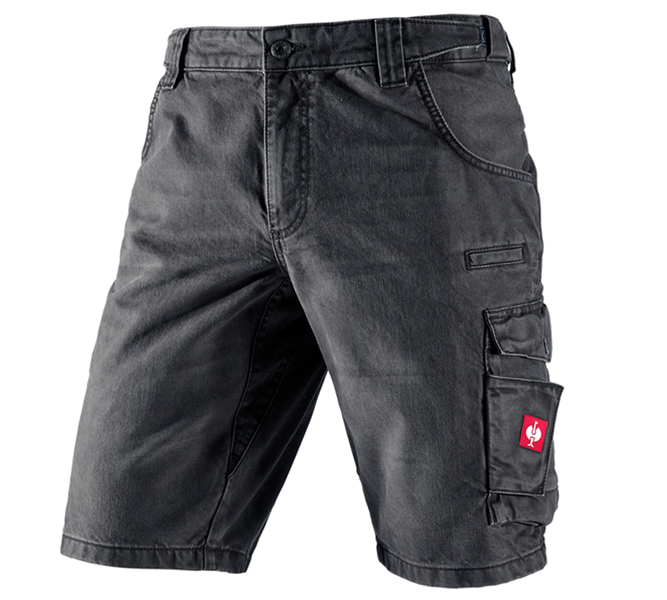 Hauptansicht, Shorts | 3/4 Hosen, e.s. Worker-Jeans-Short, graphit