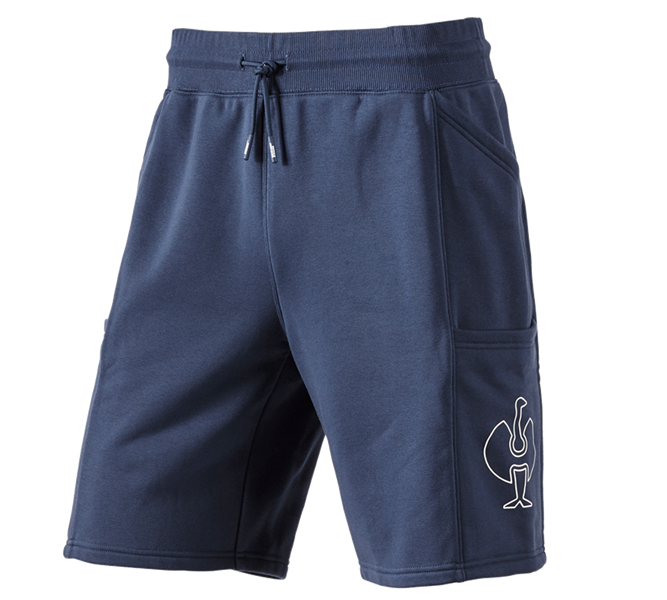 Hauptansicht, Shorts | 3/4 Hosen, Sweat Short e.s.trail, tiefblau/weiß