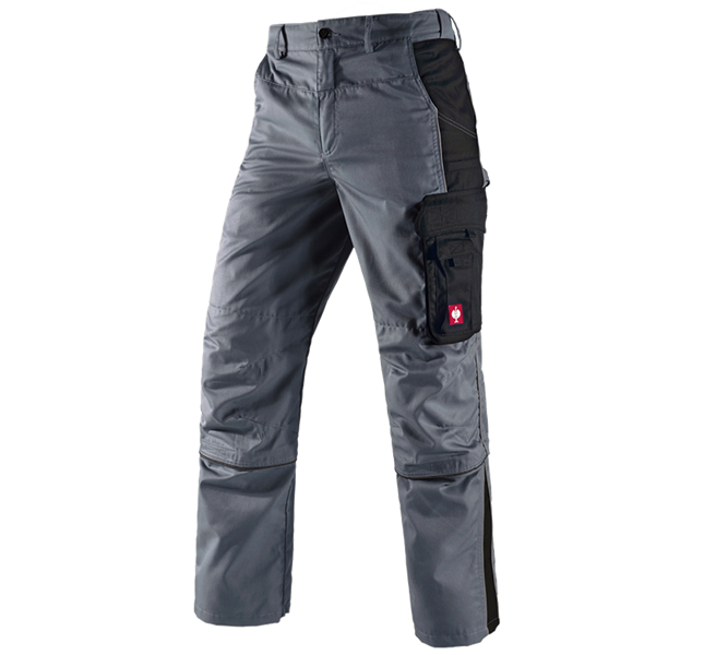 Hauptansicht, Herren, Zip-Off Bundhose e.s.active, grau/schwarz