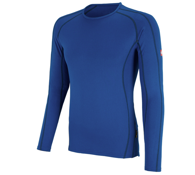 Hauptansicht, Unterwäsche | Thermokleidung, e.s. Funktions-Longsleeve clima-pro, warm, Herren, enzianblau