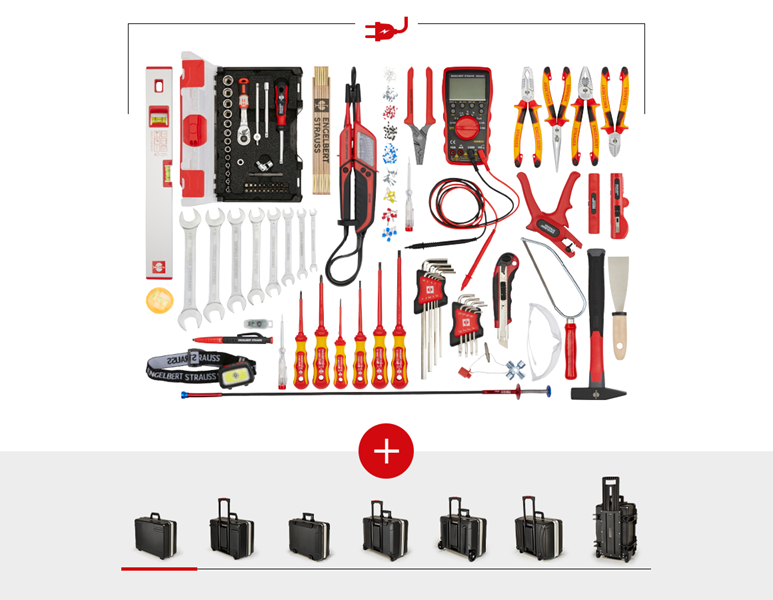 Werkzeug-Set Elektro Profi inklusive Koffer