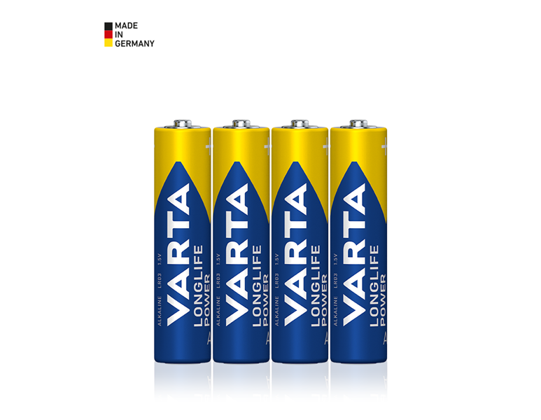 Hauptansicht, Werkzeuge, VARTA Micro AAA Batterie