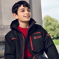 Ansicht 3, FCB Jacket Kids, black/straussred