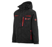 Hauptansicht, FCB Jacket Kids, black/straussred