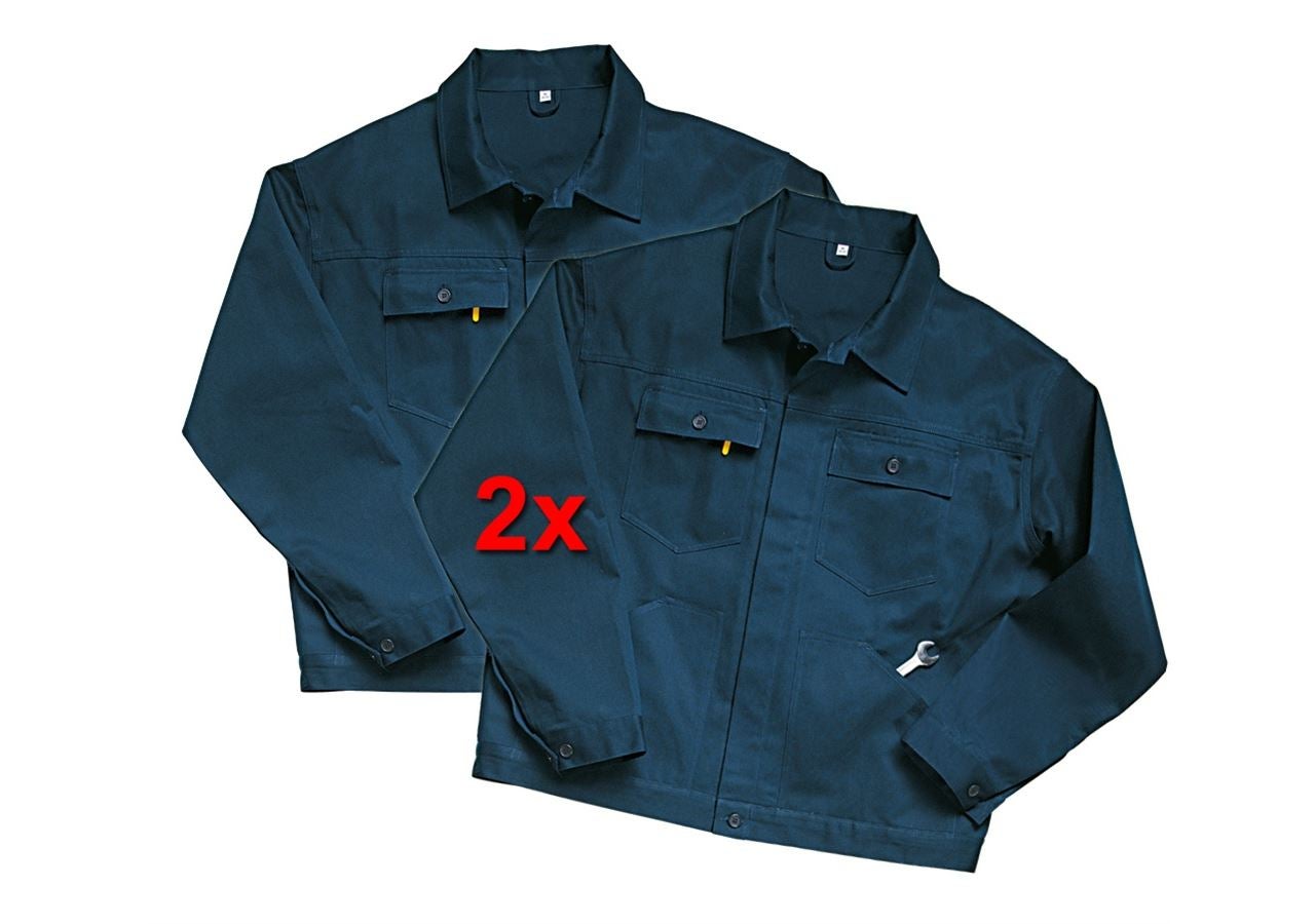 Jacken: Berufsjacke Basic, 2er Pack + dunkelblau