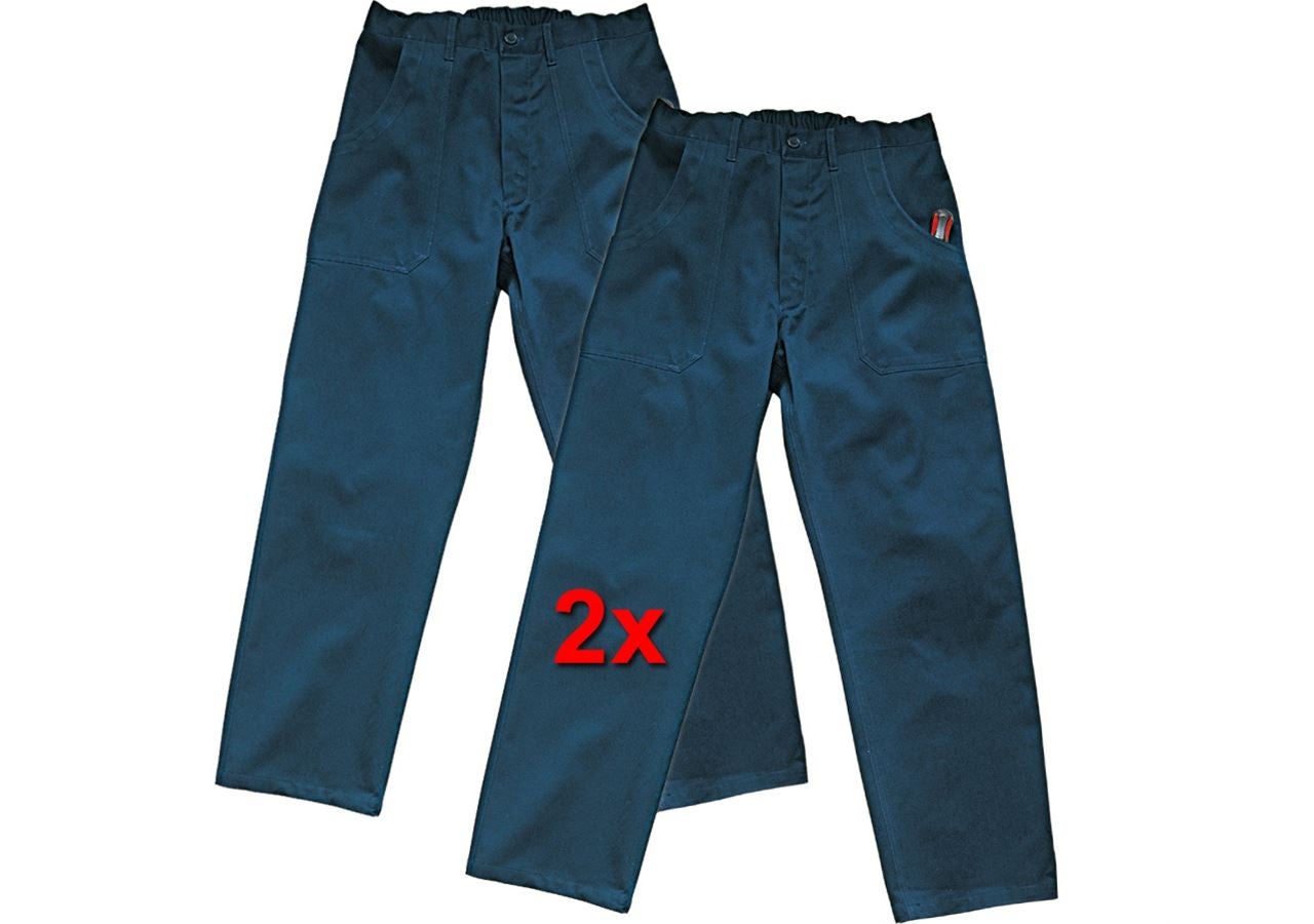 Hosen: Bundhose Basic, 2er Pack + dunkelblau