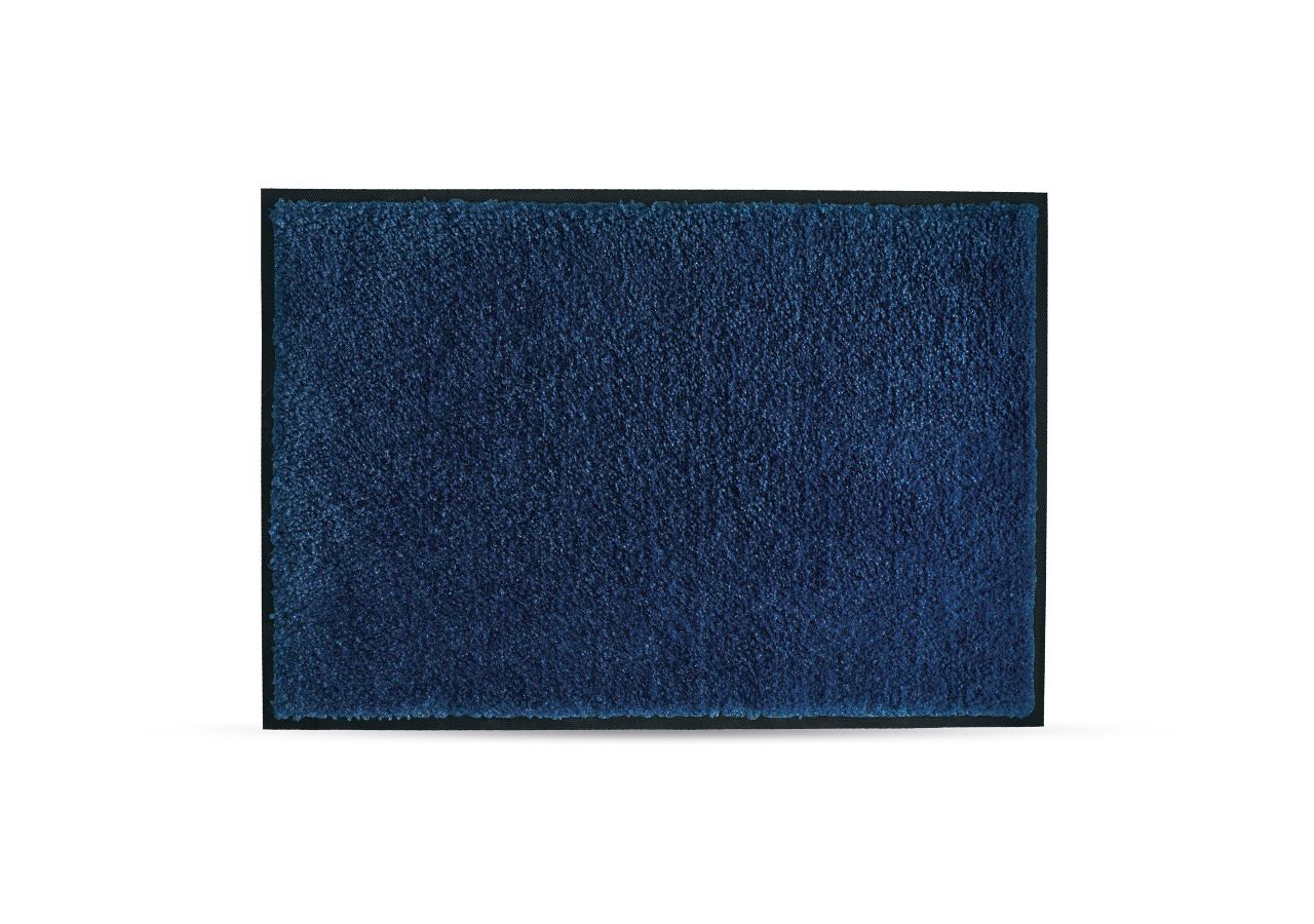Bodenmatten: Komfortmatten mit Gummirand + dunkelblau