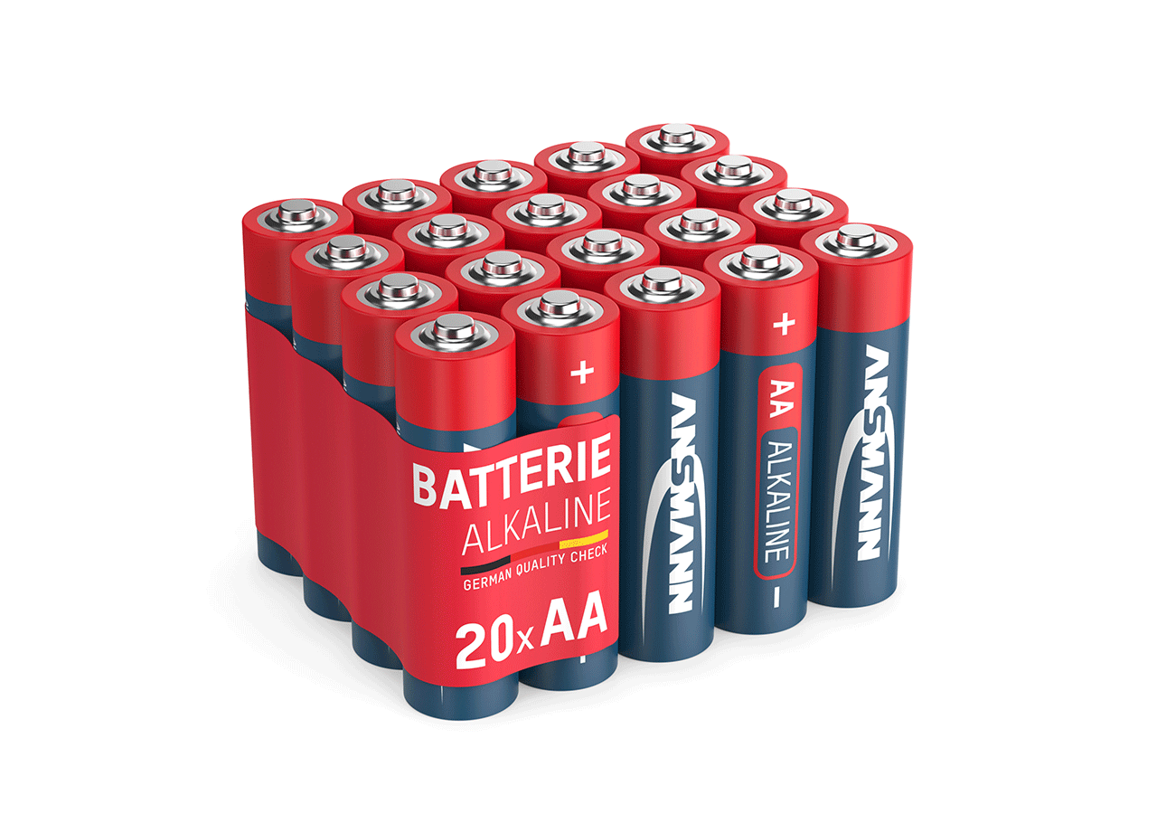 Elektronik: Ansmann Mignon AA Batterien - 20er Spar Pack