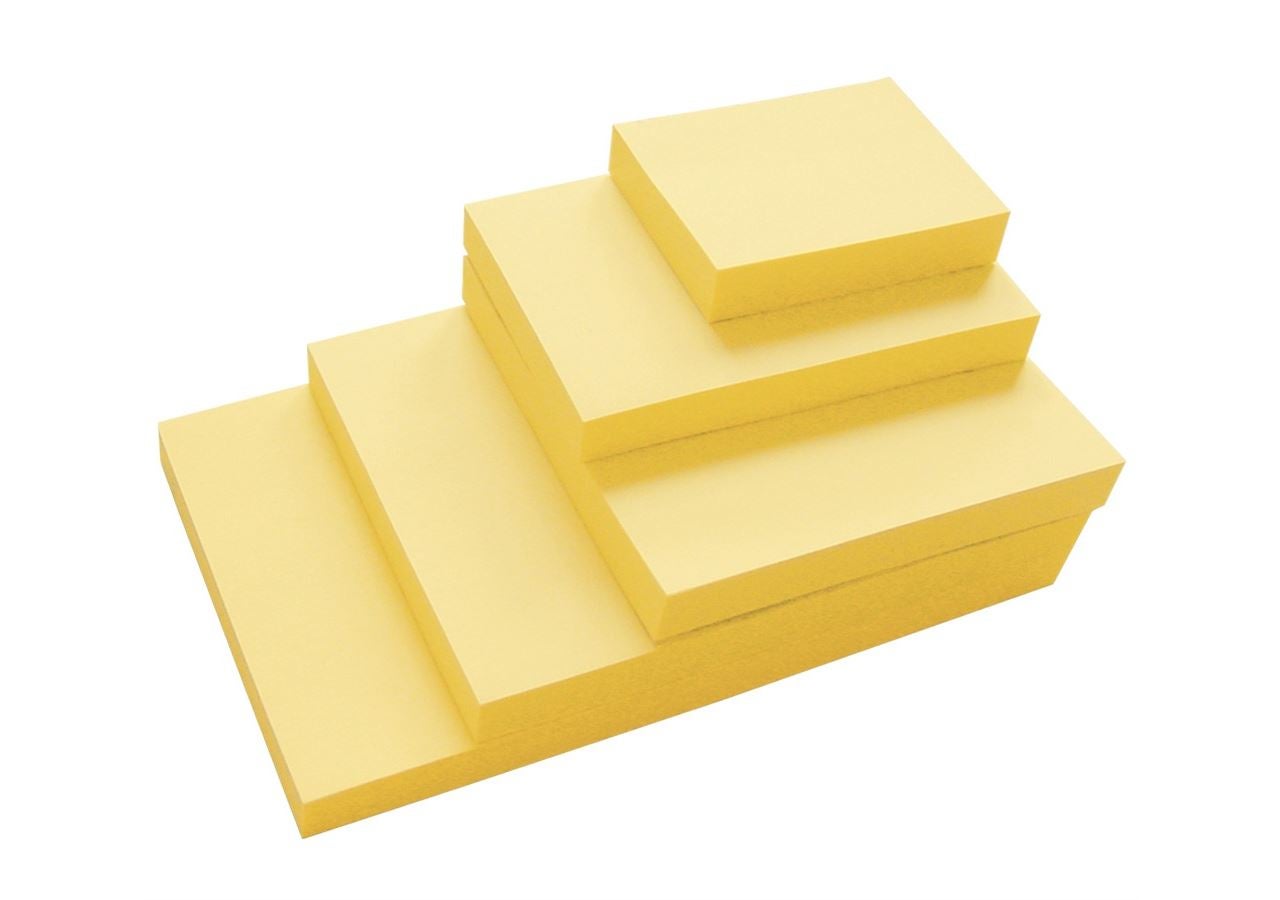 Papierprodukte: Haftnotizen + gelb