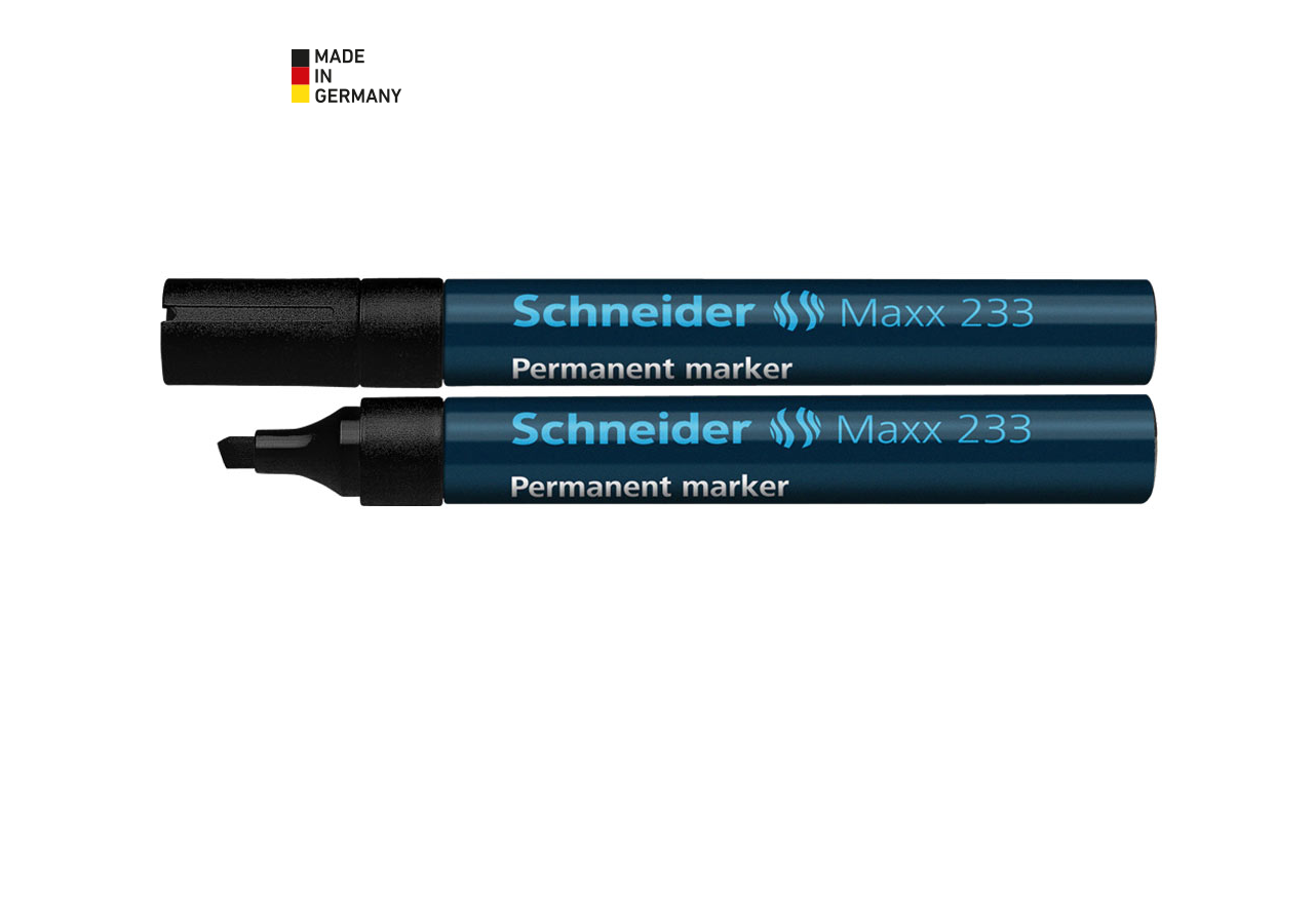 Schreiben | Korrigieren: Schneider Permanentmarker 233 + schwarz