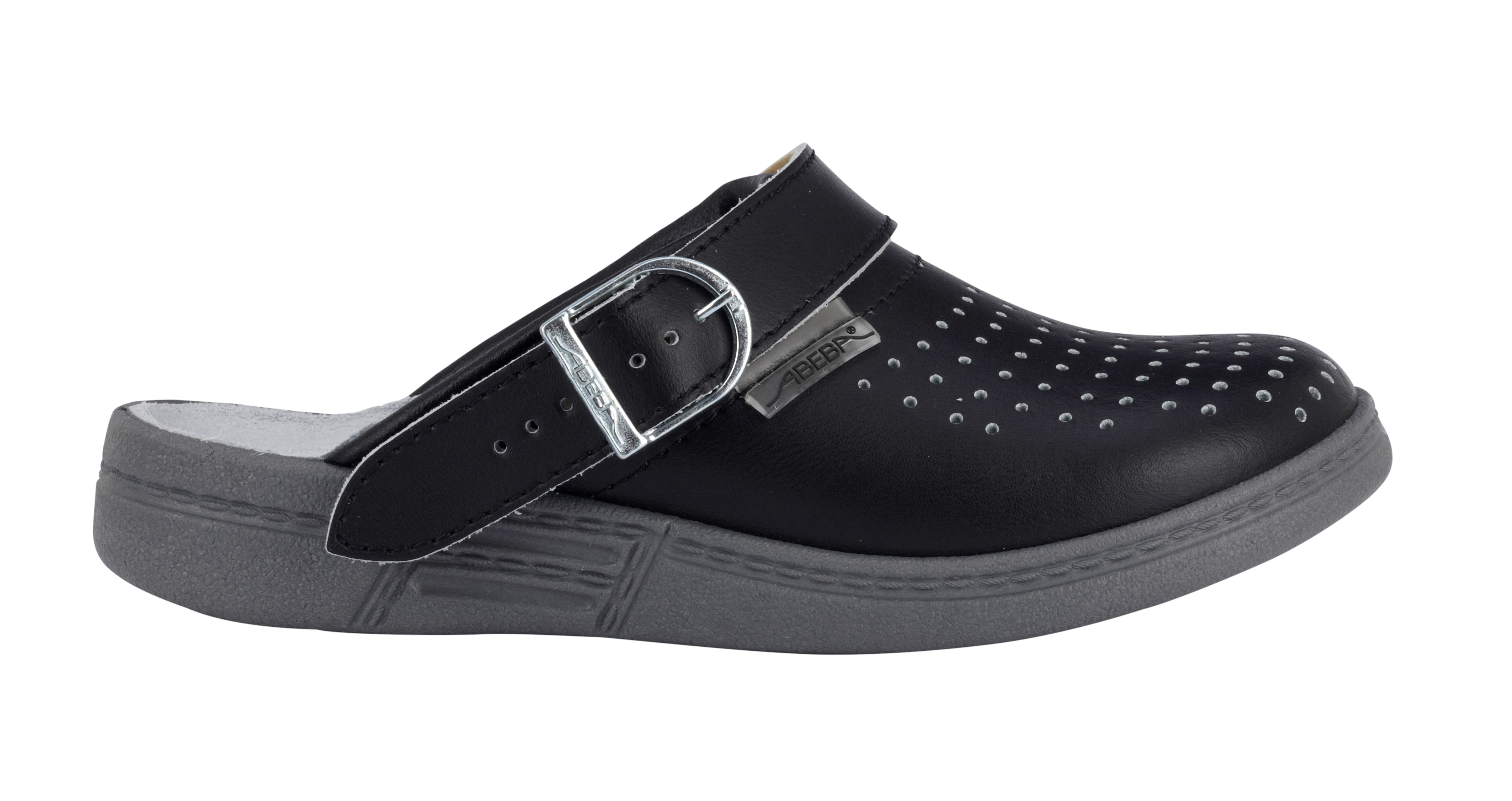 Gastro_Schuhe: ABEBA OB Pantolette Tahiti + schwarz