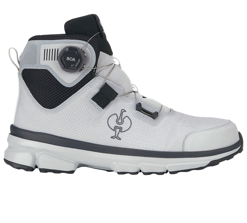 Schuhe: S1 Sicherheitsschuhe e.s. Triest mid + silber