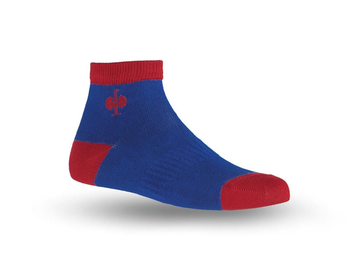 Accessoires: e.s.Allround Socken Classic light/mid, Kinder + kornblau/feuerrot