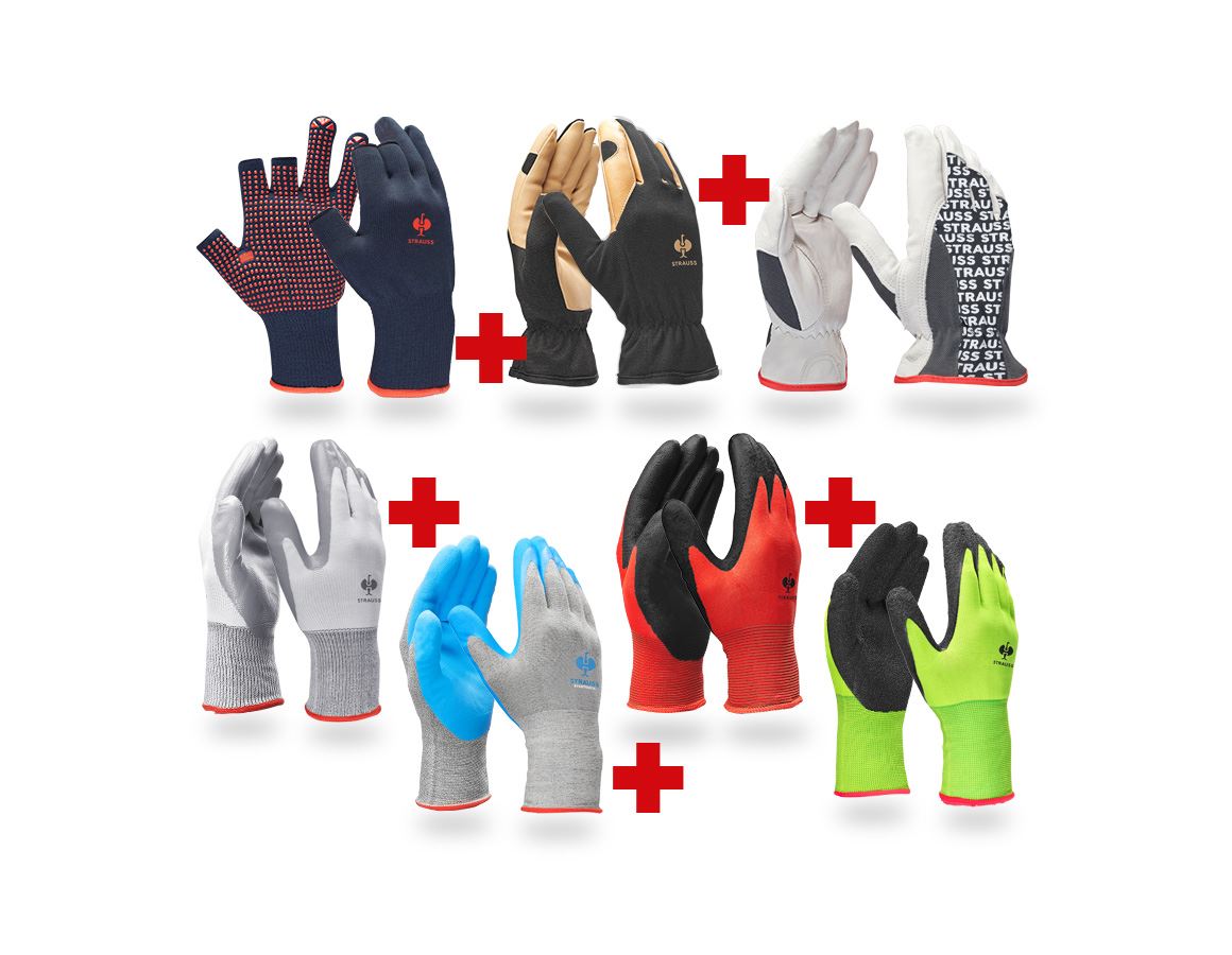 Arbeitsschutz: Handschuh TEST-SET Montage