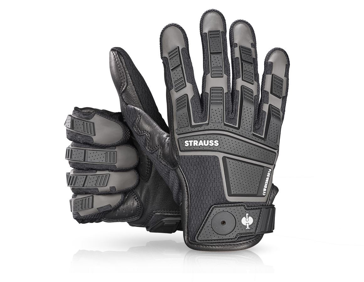 Hybrid: e.s. Montage-Handschuhe Protect + schwarz