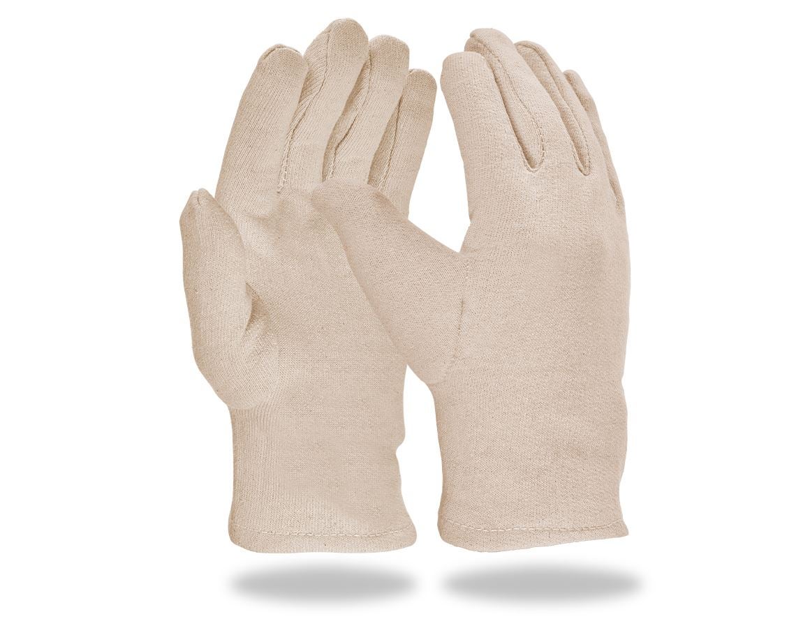 Textil: Trikot-Handschuhe, schwer, 12er Pack + weiß