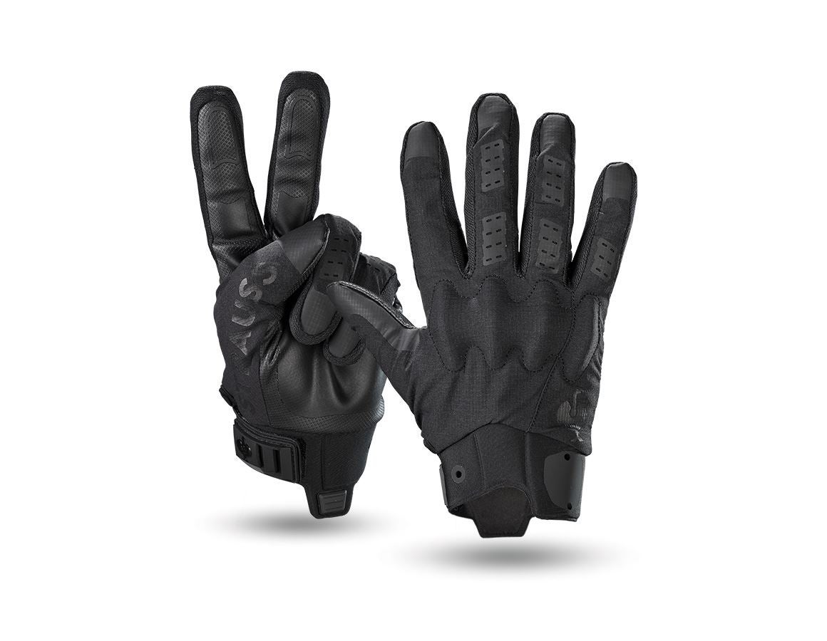 Hybrid: Handschuhe e.s.trail allseason + schwarz
