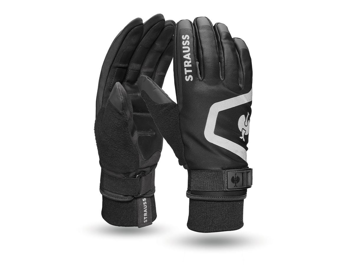 Arbeitsschutz: Handschuhe e.s.trail winter + schwarz/basaltgrau