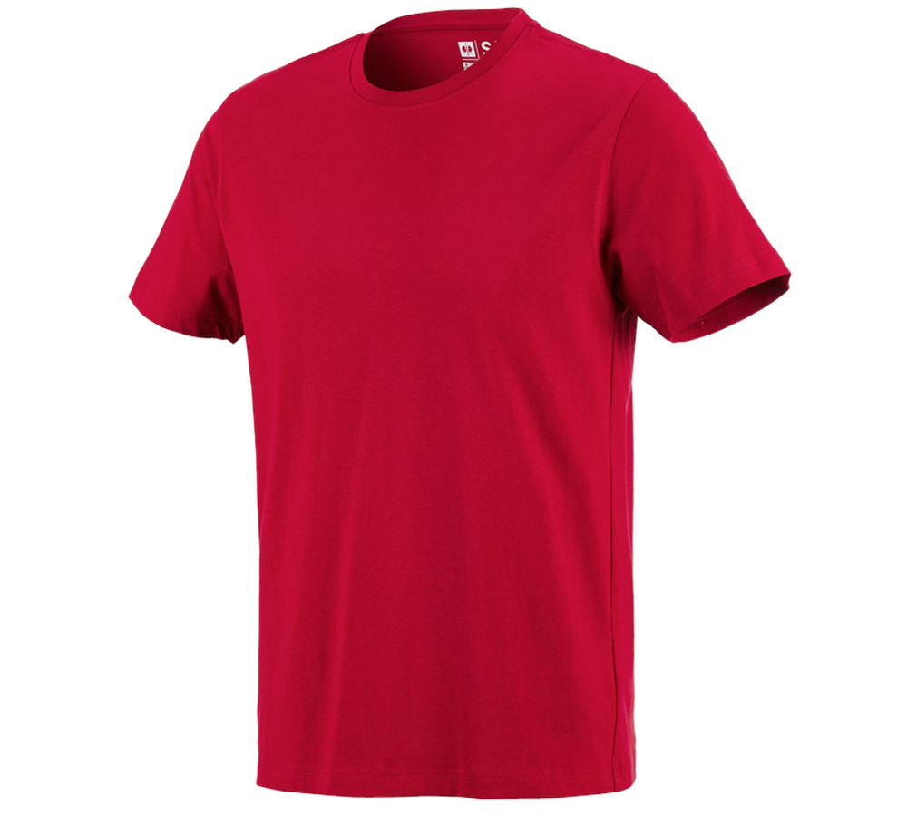 Schreiner / Tischler: e.s. T-Shirt cotton + feuerrot