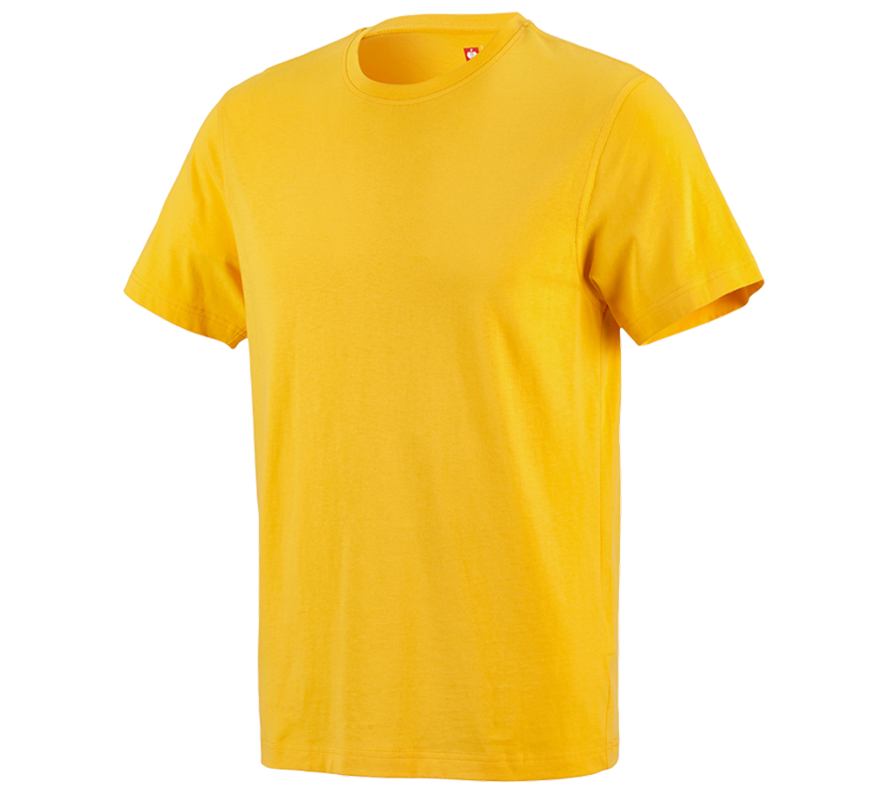 Shirts & Co.: e.s. T-Shirt cotton + gelb