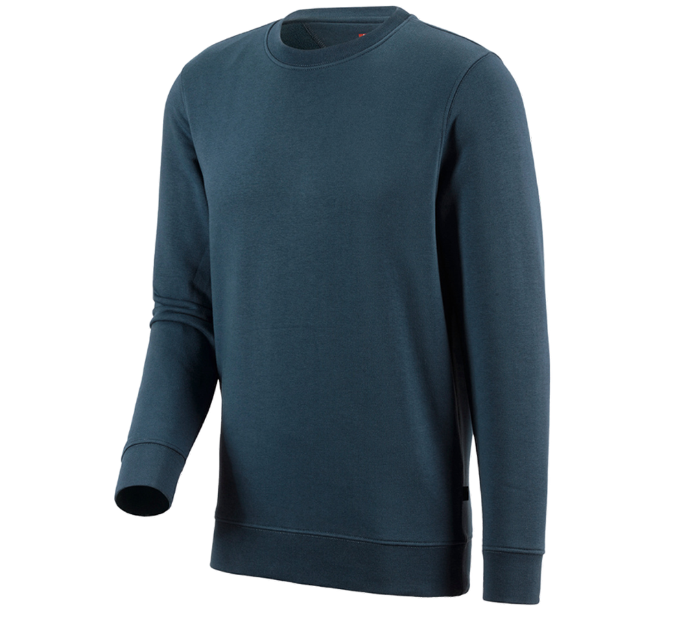 Installateur / Klempner: e.s. Sweatshirt poly cotton + seeblau