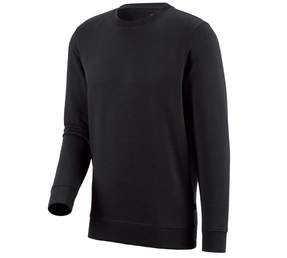 Geschenkideen: e.s. Sweatshirt poly cotton + schwarz