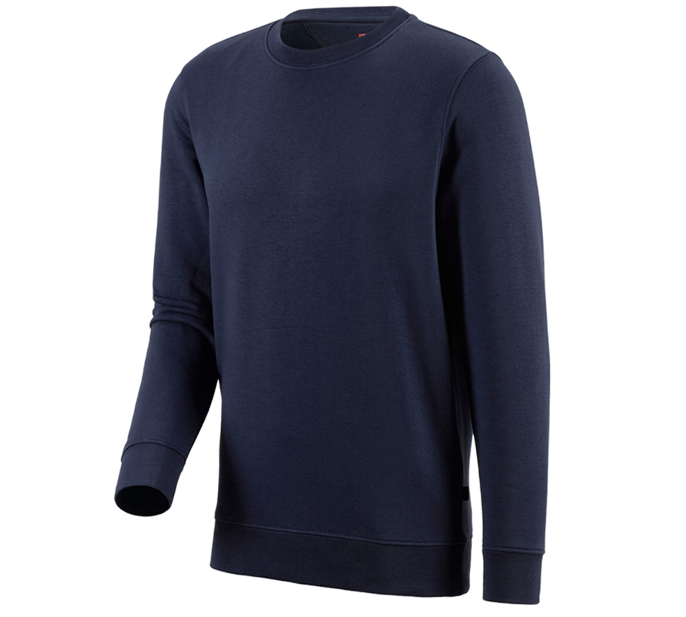 Installateur / Klempner: e.s. Sweatshirt poly cotton + dunkelblau