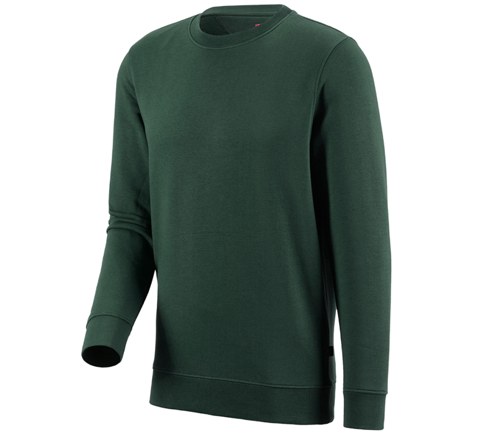 Shirts & Co.: e.s. Sweatshirt poly cotton + grün