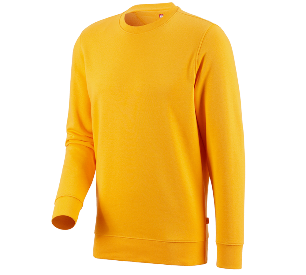 Schreiner / Tischler: e.s. Sweatshirt poly cotton + gelb