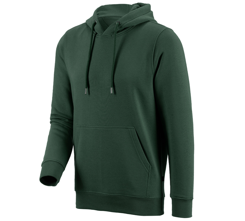 Themen: e.s. Hoody-Sweatshirt poly cotton + grün