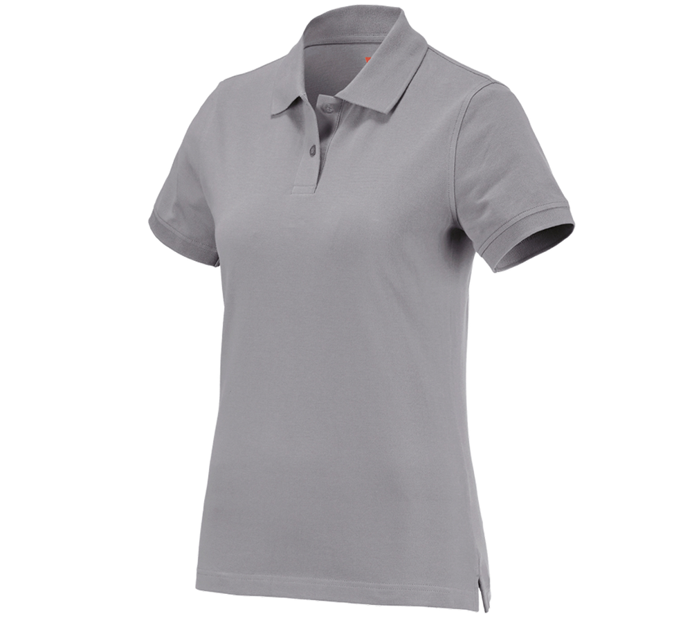 Installateur / Klempner: e.s. Polo-Shirt cotton, Damen + platin