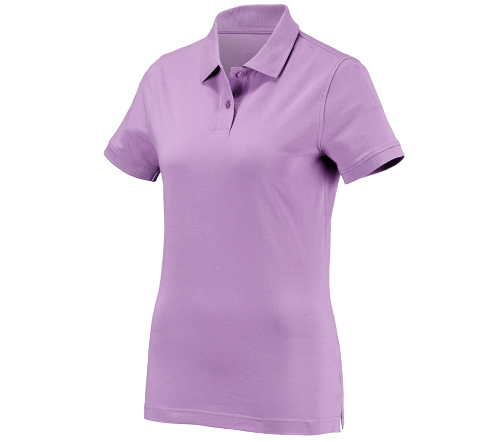 Installateur / Klempner: e.s. Polo-Shirt cotton, Damen + lavendel