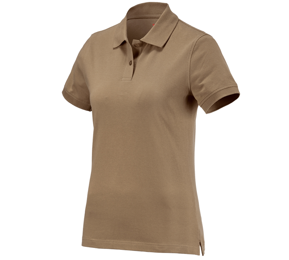 Themen: e.s. Polo-Shirt cotton, Damen + khaki