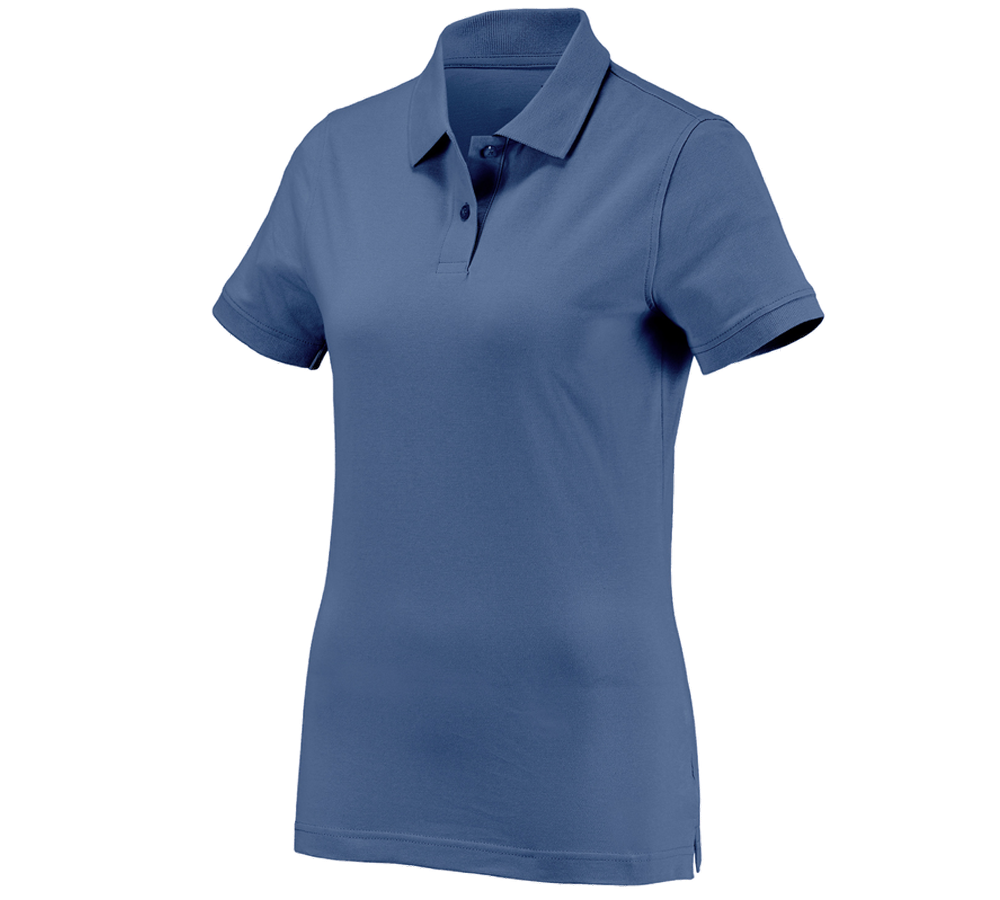 Installateur / Klempner: e.s. Polo-Shirt cotton, Damen + kobalt
