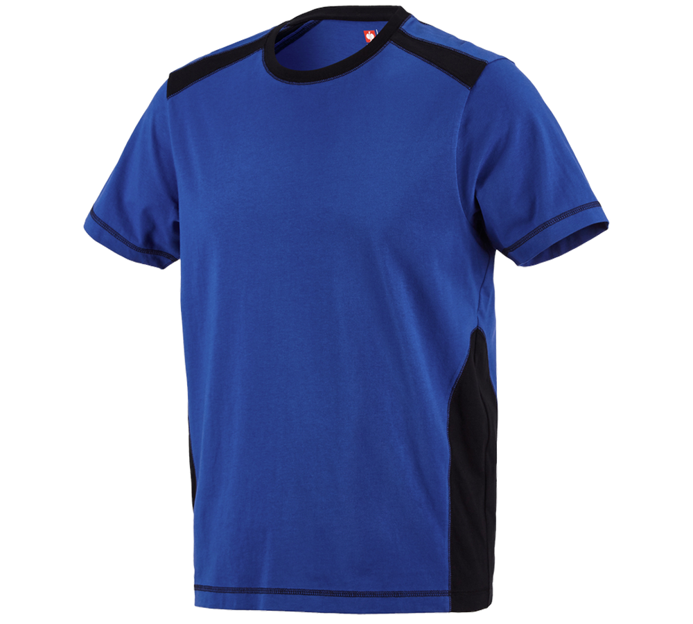 Installateur / Klempner: T-Shirt cotton e.s.active + kornblau/schwarz