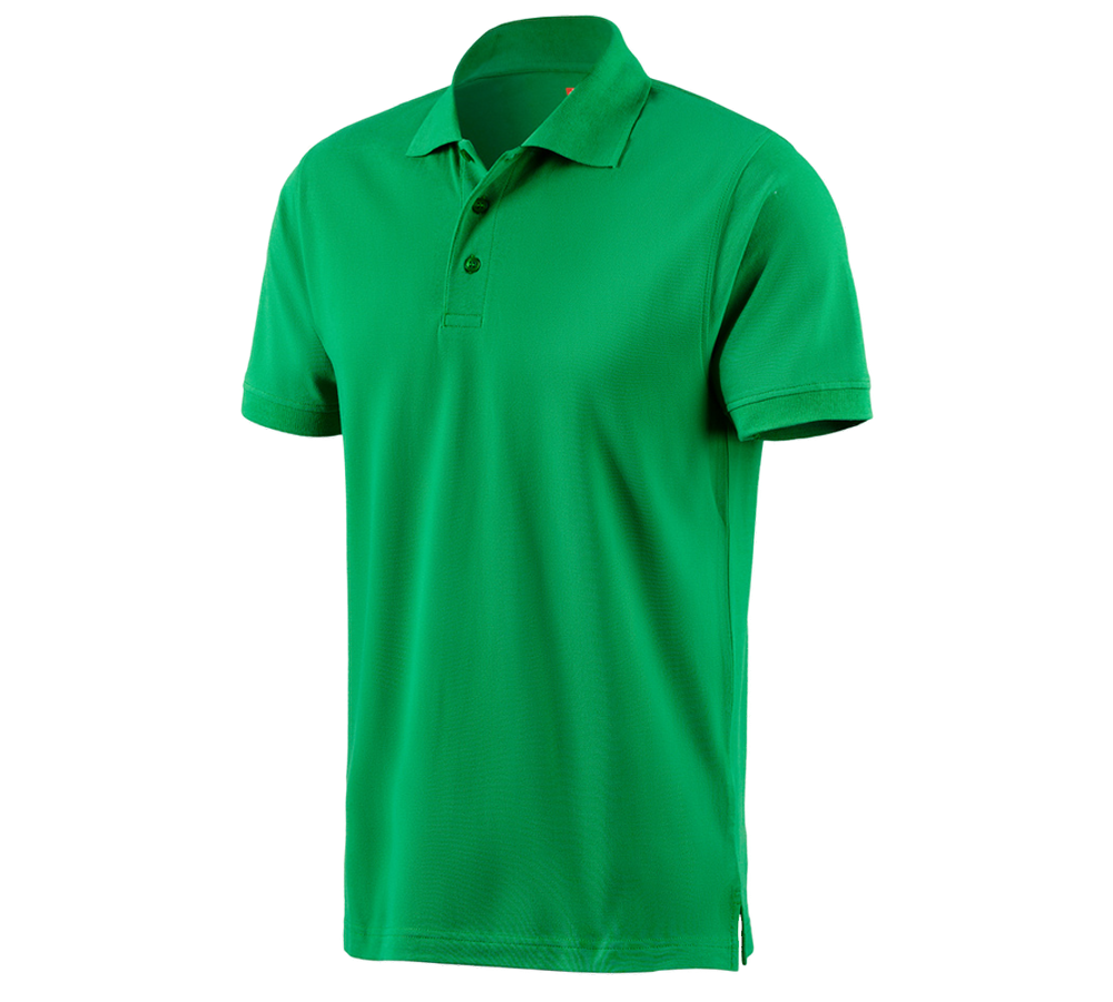 Shirts & Co.: e.s. Polo-Shirt cotton + grasgrün