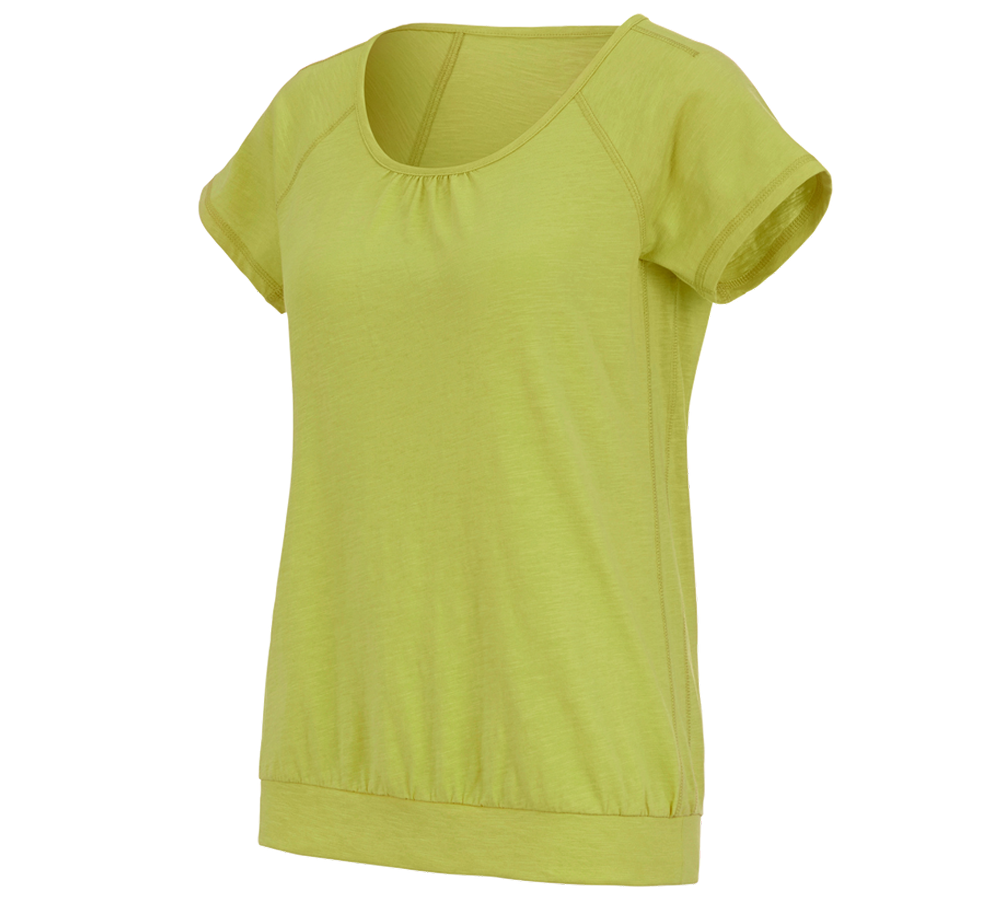 Themen: e.s. T-Shirt cotton slub, Damen + maigrün