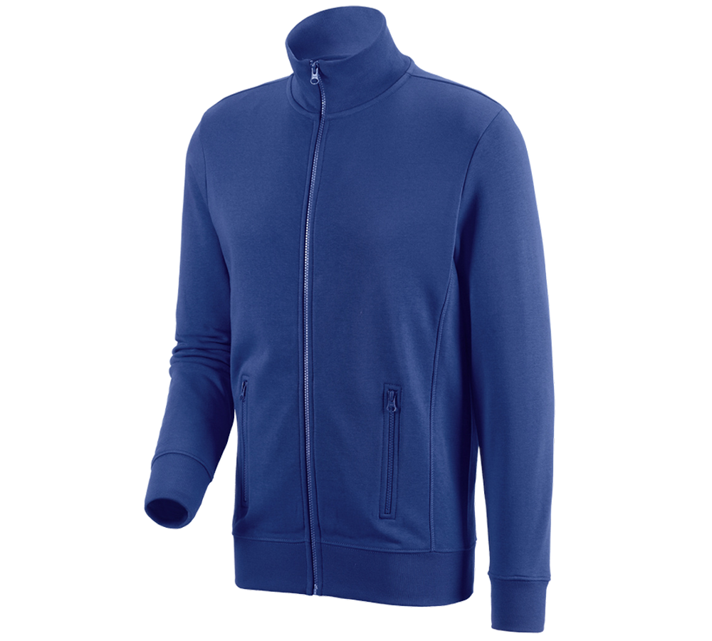 Shirts & Co.: e.s. Sweatjacke poly cotton + kornblau