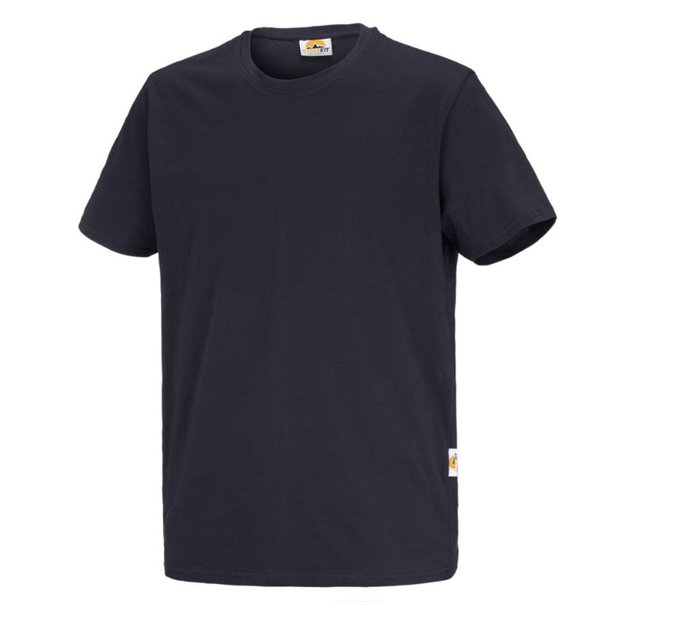 Shirts & Co.: STONEKIT T-Shirt Basic + dunkelblau