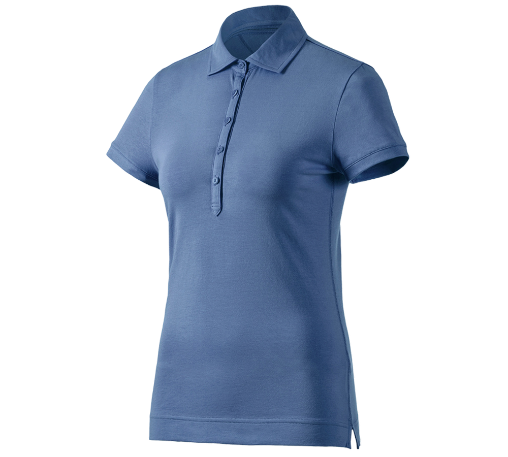 Installateur / Klempner: e.s. Polo-Shirt cotton stretch, Damen + kobalt