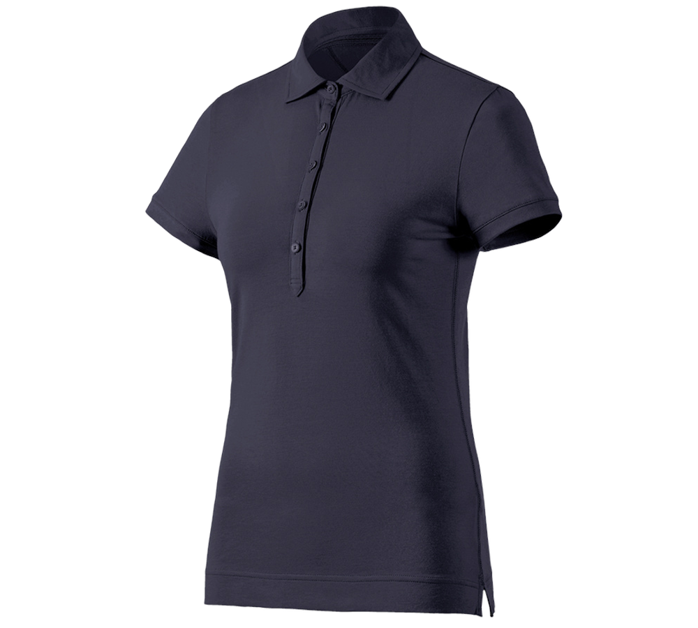 Schreiner / Tischler: e.s. Polo-Shirt cotton stretch, Damen + dunkelblau