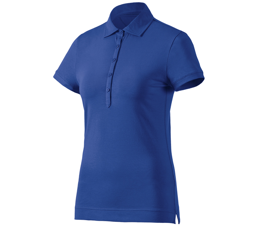 Galabau / Forst- und Landwirtschaft: e.s. Polo-Shirt cotton stretch, Damen + kornblau
